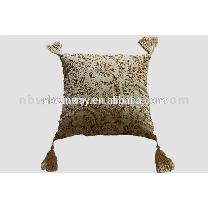 100% linen yarn cushion cover
