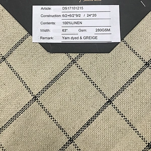 Hight Quality/Woven 100%  Linen fabric for Shirt/Garment