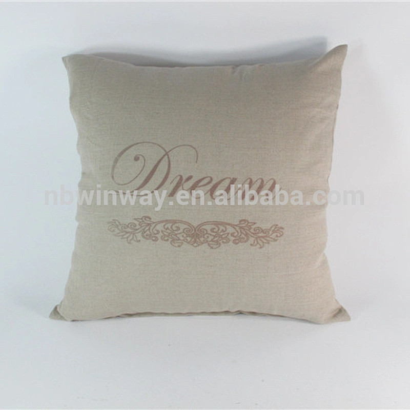 pure linen printed cushion cover / pillow case