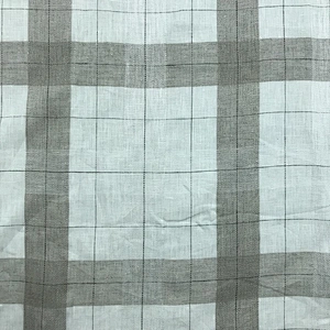 Hight Quality/Woven/yarn dyed 100%  Linen fabric for Shirt/Garment