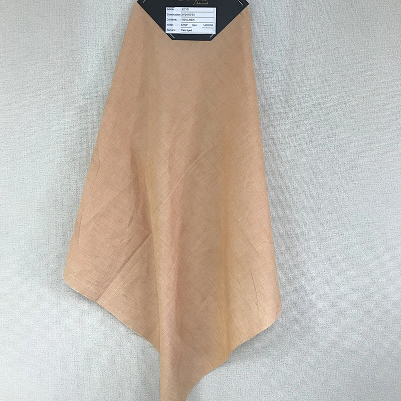 Hight Quality/Woven 100%  Linen fabric for Shirt/Garment
