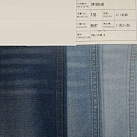 Factory manufacture trendy comfortable yarn dyed  linen and cotton denim fabric prices