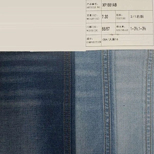 Factory manufacture trendy comfortable yarn dyed  linen and cotton denim fabric prices