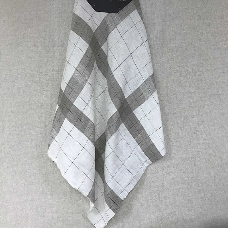 Hight Quality/Woven/yarn dyed 100%  Linen fabric for Shirt/Garment