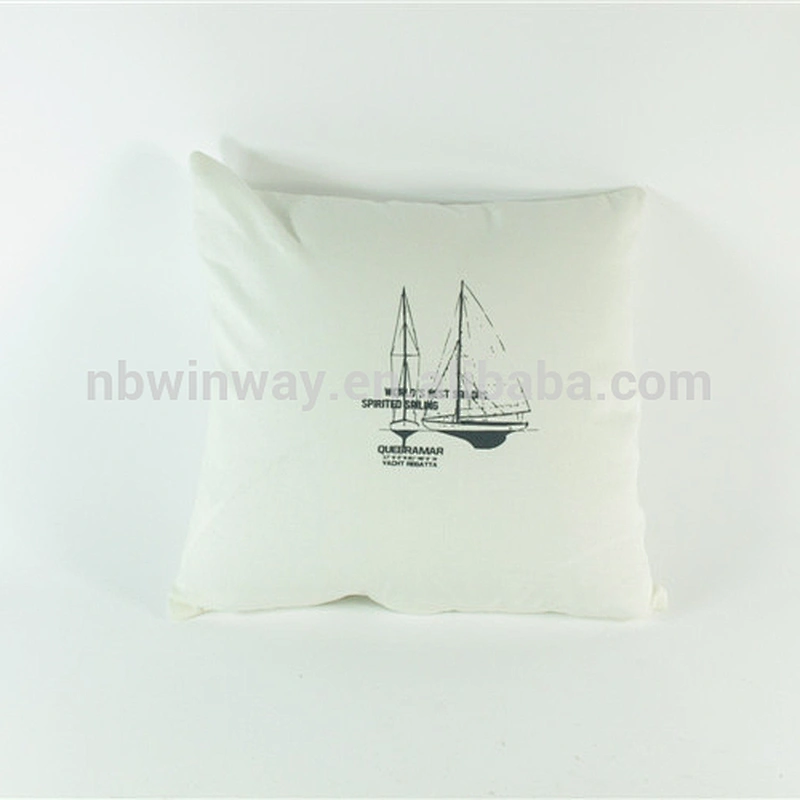 100% linen hotel pillow sham/ pure linen cushion cover