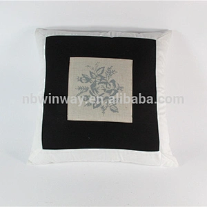 customize digital printing linen cushion cover replacement