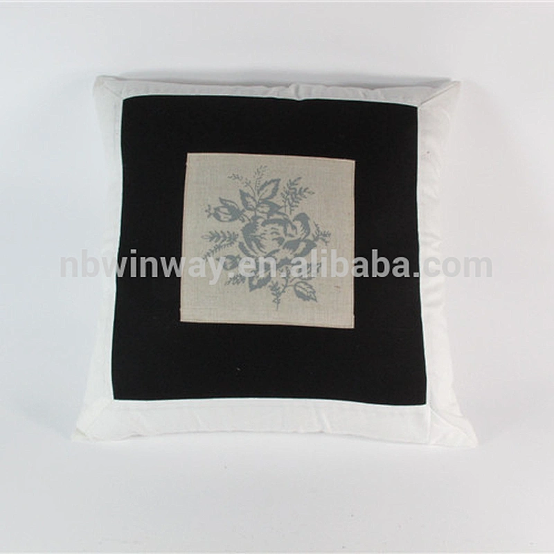 customize digital printing linen cushion cover replacement