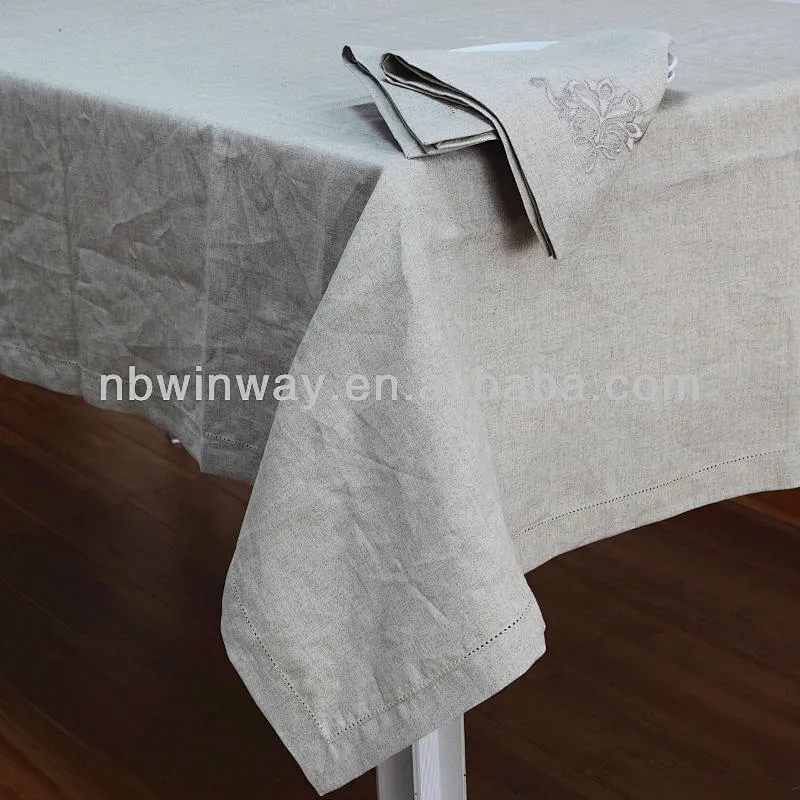 100% linen table cloth/restaurant tablecloth