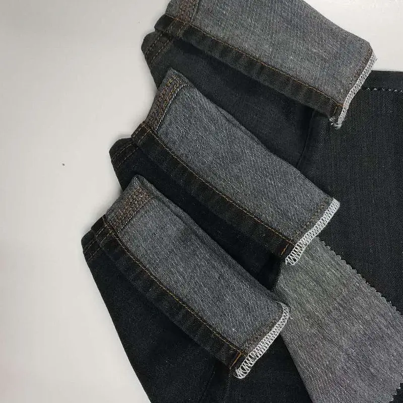 Factory manufacture trendy comfortable yarn dyed  linen and cotton denim fabric prices