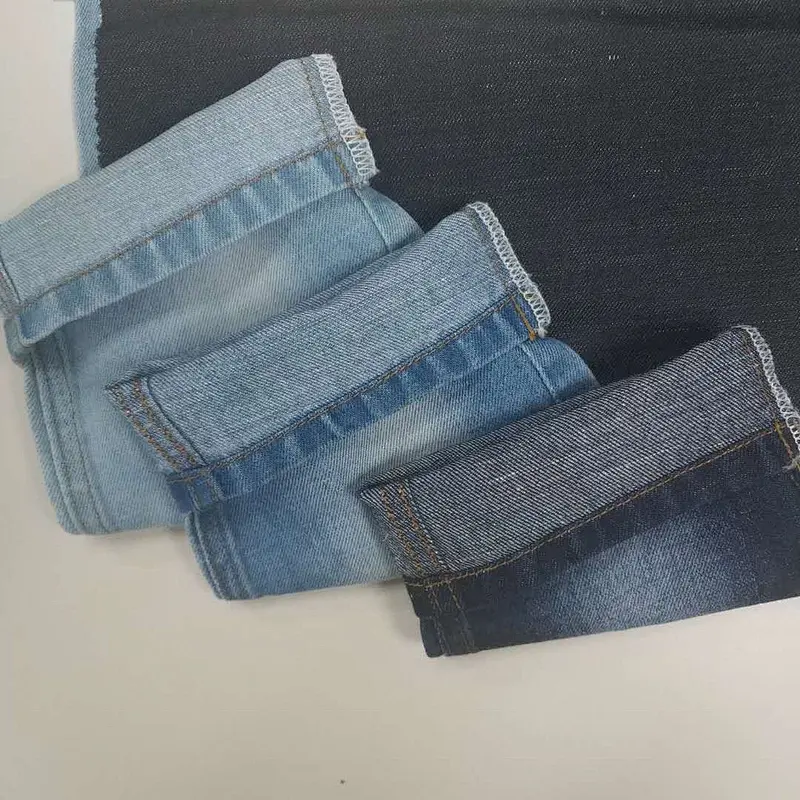 Factory manufacture trendy comfortable yarn dyed  linen and cotton denim fabric prices
