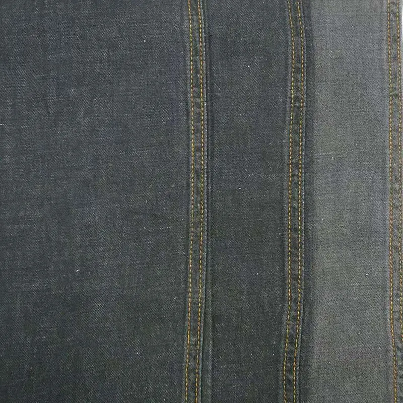 Factory manufacture trendy comfortable yarn dyed  linen and cotton denim fabric prices