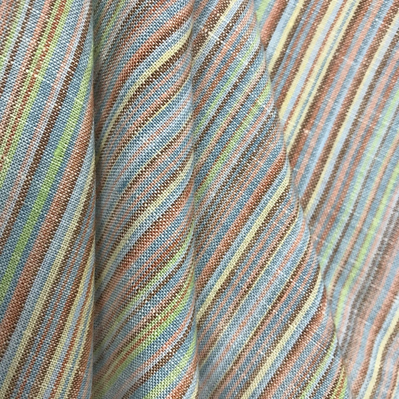 Hight Quality/Woven/yarn dyed 100%  Linen fabric for Shirt/Garment