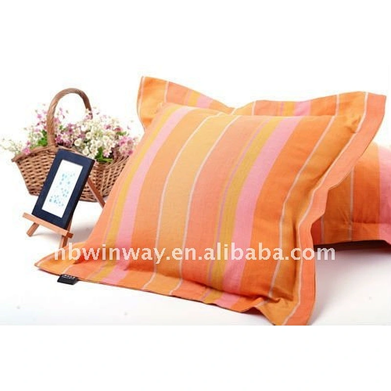 100% linen yarn dyed cushion cover