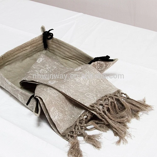Exquisite and high-grade linen hand towel / pure natural linen hand towel / 100% linen hand towel
