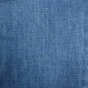 Factory manufacture trendy comfortable yarn dyed  linen and cotton denim fabric prices