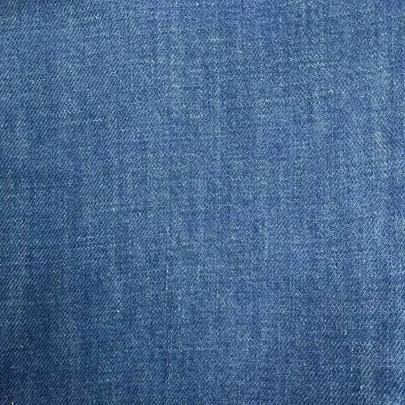 Factory manufacture trendy comfortable yarn dyed  linen and cotton denim fabric prices