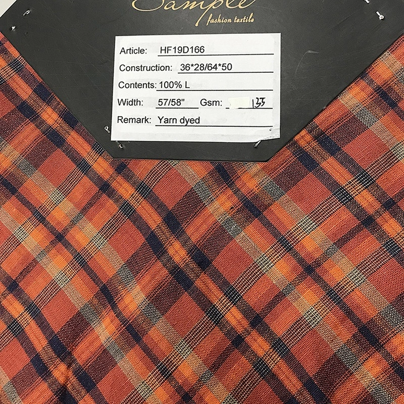Hight Quality/Woven 100%  Linen fabric for Shirt/Garment