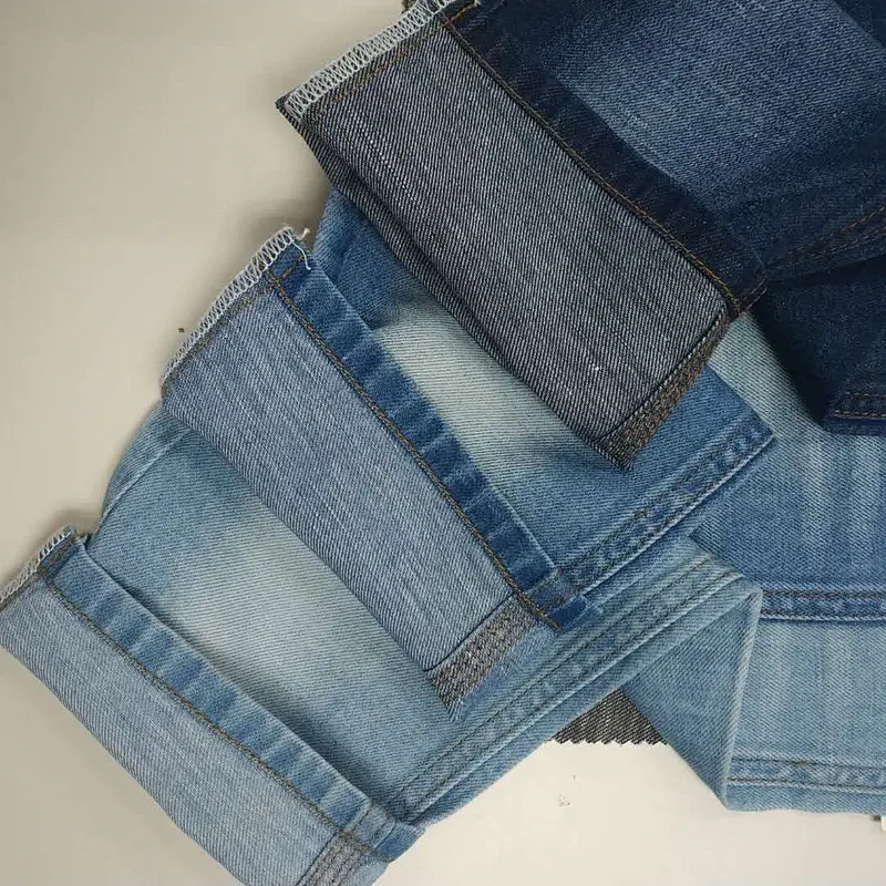 Factory manufacture trendy comfortable yarn dyed  linen and cotton denim fabric prices