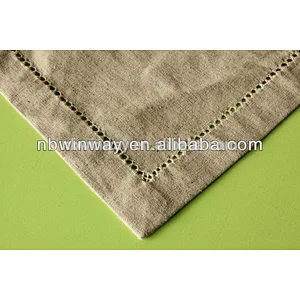 dot hemstitch napkins//linen napkins//hand hemstitch napkins