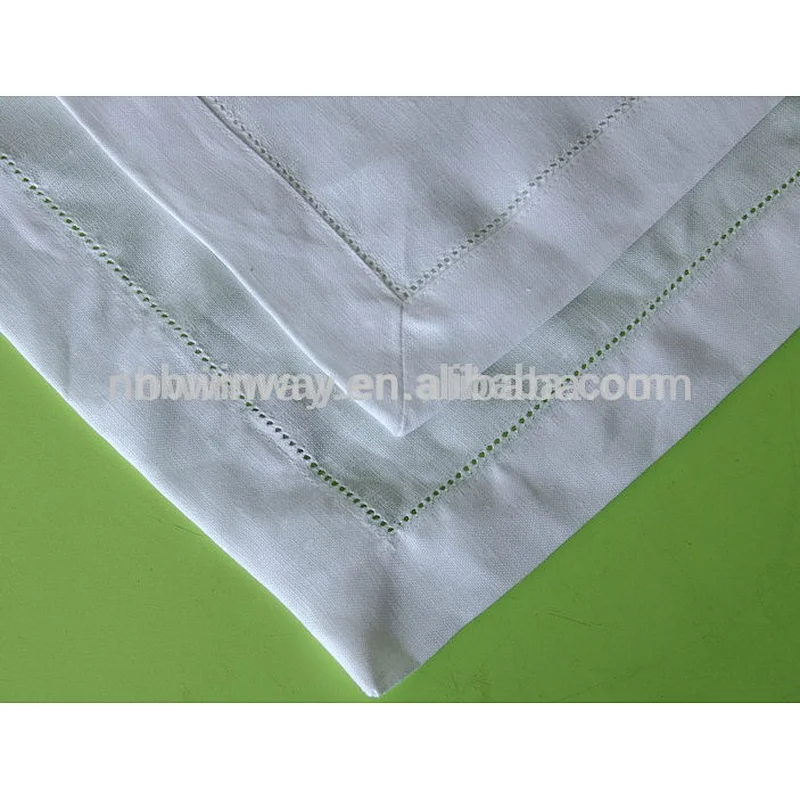 dot hemstitch napkins//linen napkins//hand hemstitch napkins