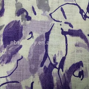 Pure linen print fabric//linen max fabric for apparel