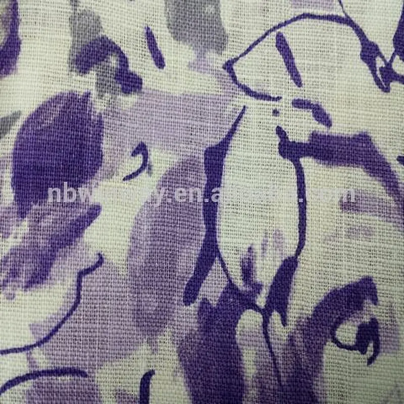 Pure linen print fabric//linen max fabric for apparel
