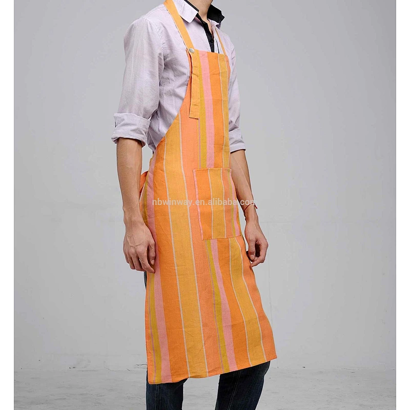 Cooking apron//Linen apron//Kitchen apron//linen/cotton waist aprons