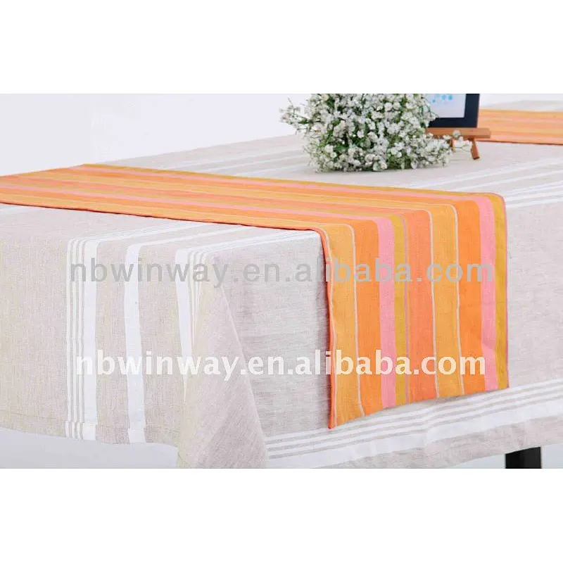 linen table runner