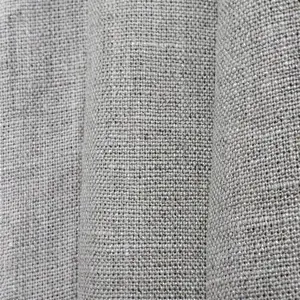 Nature color linen fabric//roving fabric