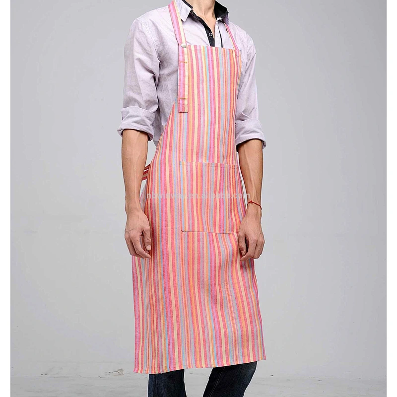 Cooking apron//Linen apron//Kitchen apron//linen/cotton waist aprons