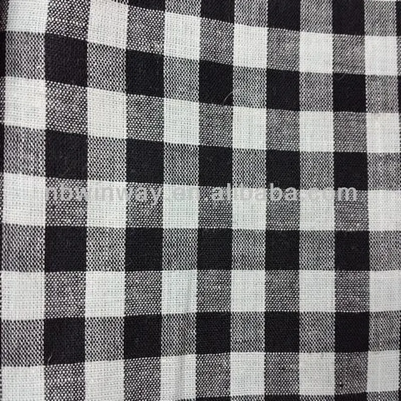 28Nm*28Nm 100% linen yarn-dyed fabric