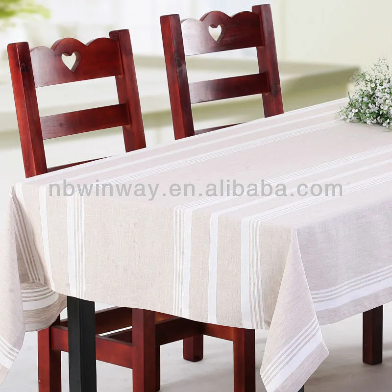100% linen table cloth