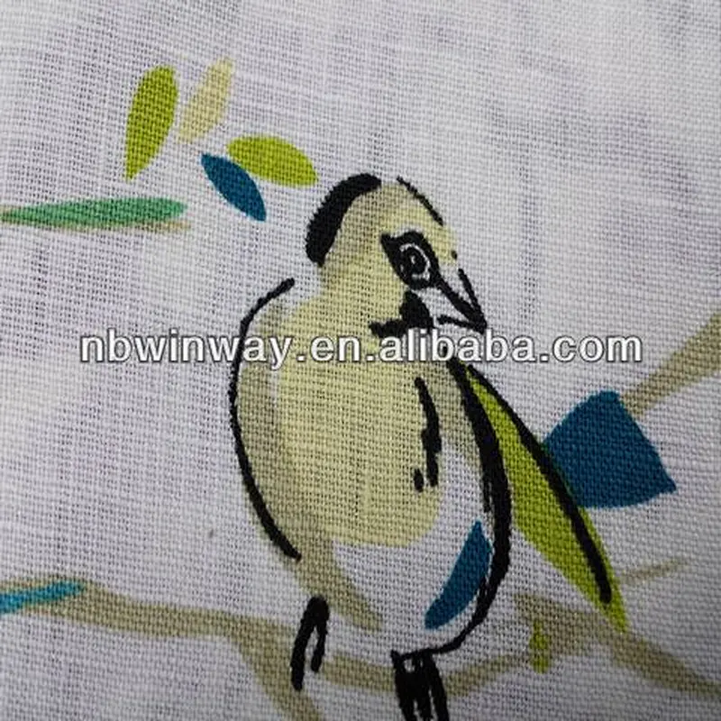 pure linen print fabric//print linen fabric//linen blended fabric