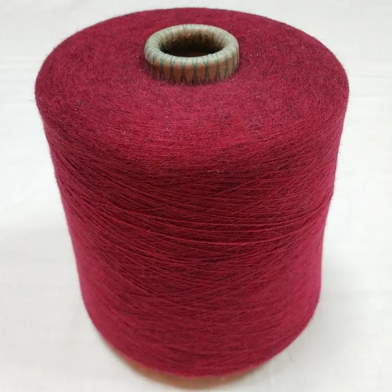 2/48NM  64%ACRYLIC 26%POLYESTER 10%nylon top dyed  core spun yarn