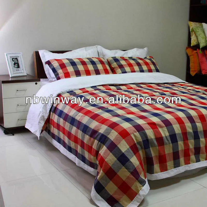 cotton and linen interweave fabric for bed cover//Bedding Set