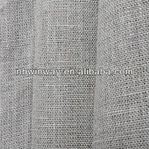 Thick linen fabric suitable for home textile//nature color linen fabric