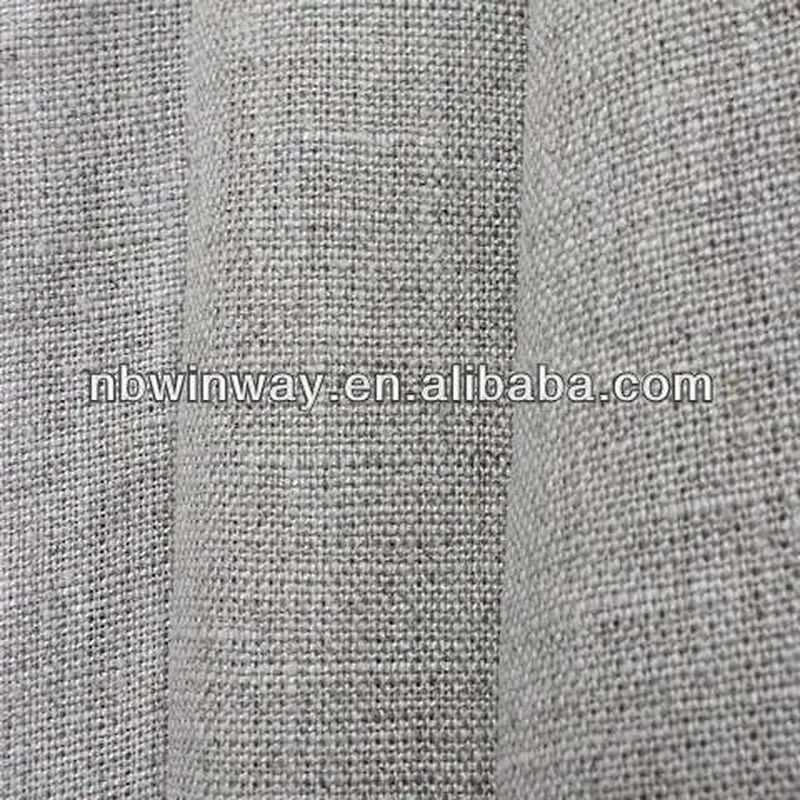 Thick linen fabric suitable for home textile//nature color linen fabric