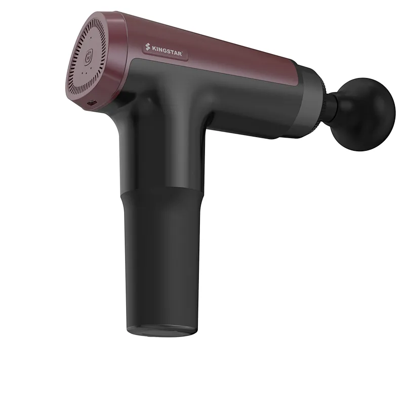portable back neck massage gun fitness muscle handheld body massager