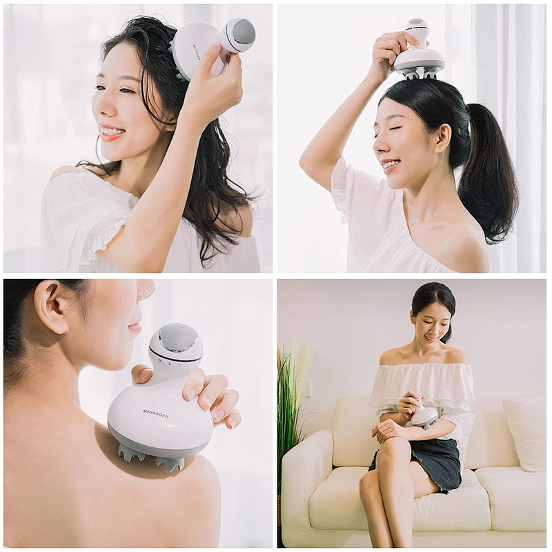 portable professional cordless scalp electric headheld mini head massager