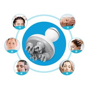 Body Deep Tissue Kneading Automatic Vibrating Scalp Electric Head Massager