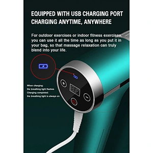 cordless mini vibration adjustable facial massage gun deep muscle massager