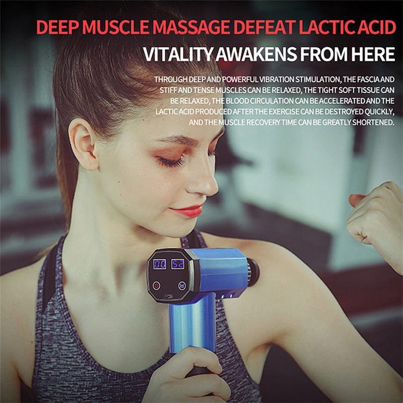 sports Comfortable and effective exercise muscle massage gun deep tissue massager