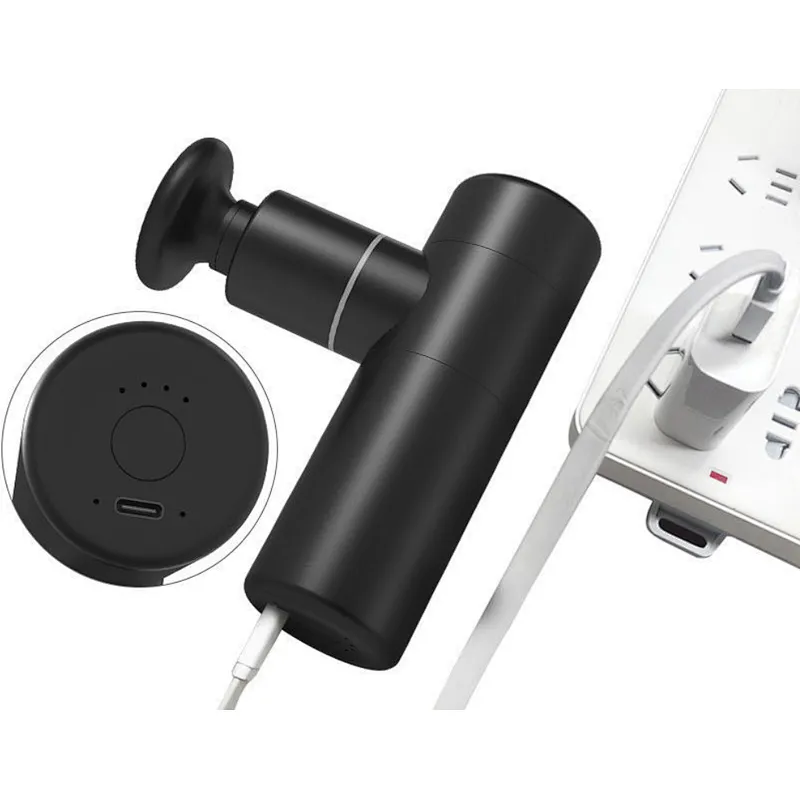 mini Handheld Rechargeable Portable Cordless Sports Body Deep Muscle Massage Gun