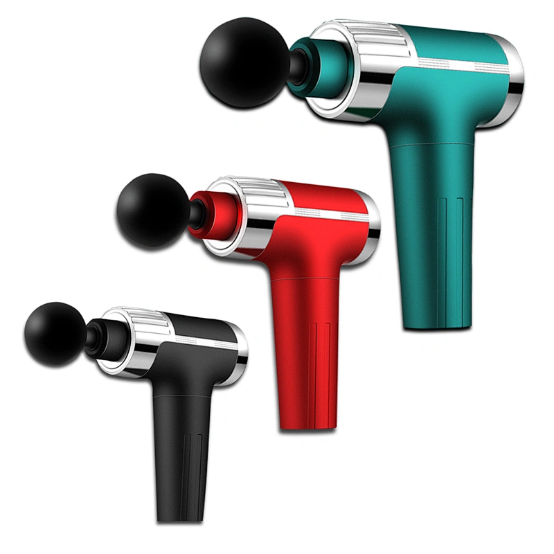 cordless mini vibration adjustable facial massage gun deep muscle massager