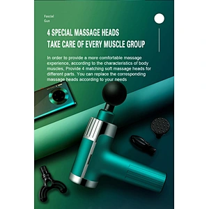 portable handheld Cordless Deep Tissue Vibration LCD Muscle Massage Gun