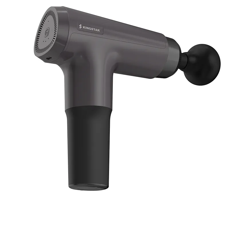 portable back neck massage gun fitness muscle handheld body massager