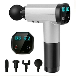New Percussion Massager High Frequency Smart Portable Vibration Body muscle Massage Gun