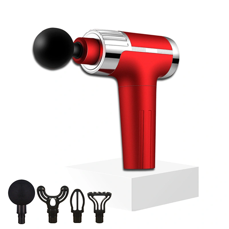 Touch Screen LCD Electric Vibration Percussive Massage Gun, Portable Cordless Sports Deep Muscle Massage Gun