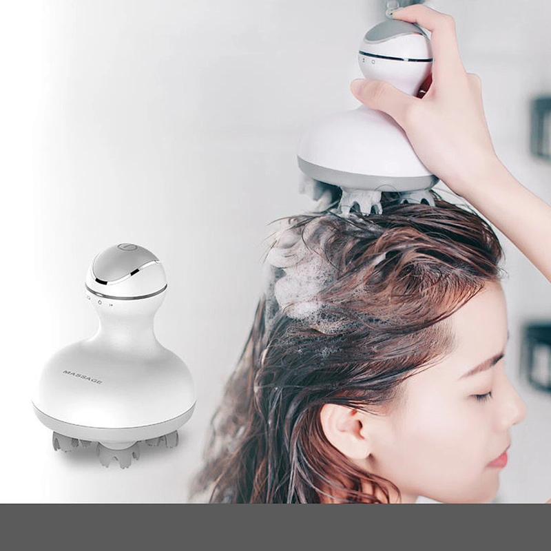 Body Deep Tissue Kneading Automatic Vibrating Scalp Electric Head Massager