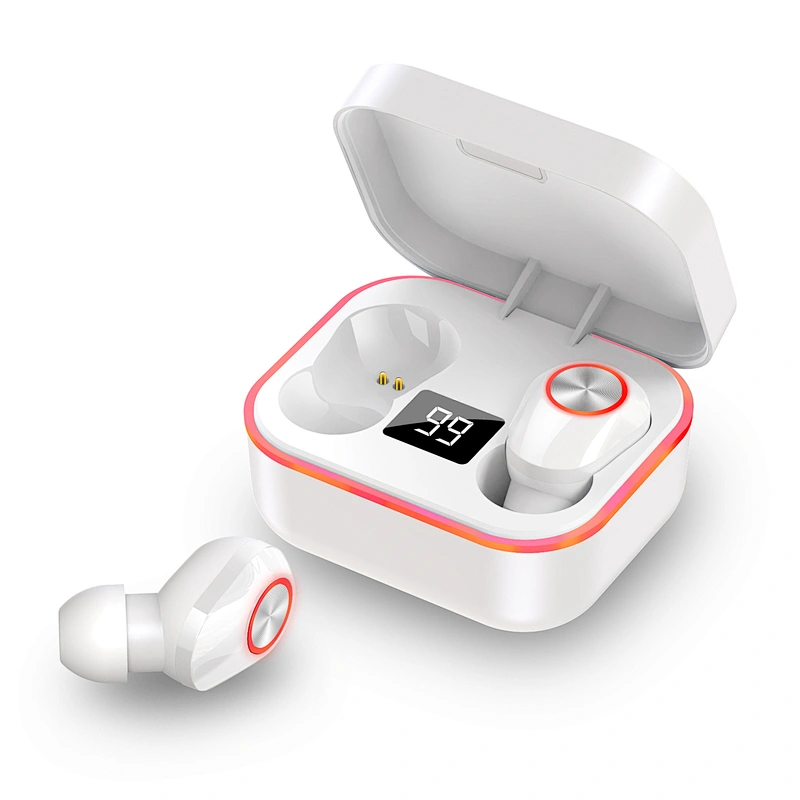 With LED Digital Screen BT5.0 True Wireless Stereo Mini In Ear TWS Earphone